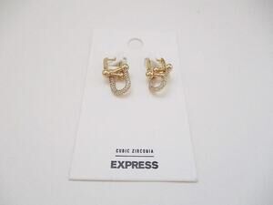 2053NIP Express Elegant 925 Sterling Silver Linked LongChain Drop Cubic Zirconia